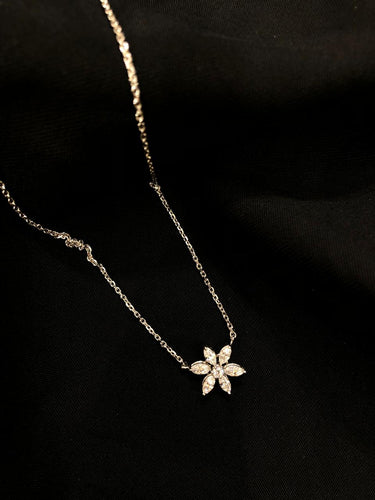 925 Silver Flower Chain